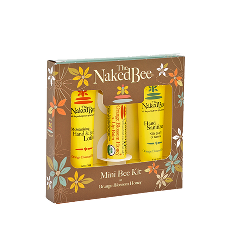 L'abeille nue, The Naked Bee Miel de fleurs d'oranger Mini kit d'abeilles