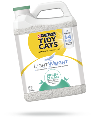 Purina, Tidy Cats® Lightweight Free & Clean® Litière pour chats non parfumée