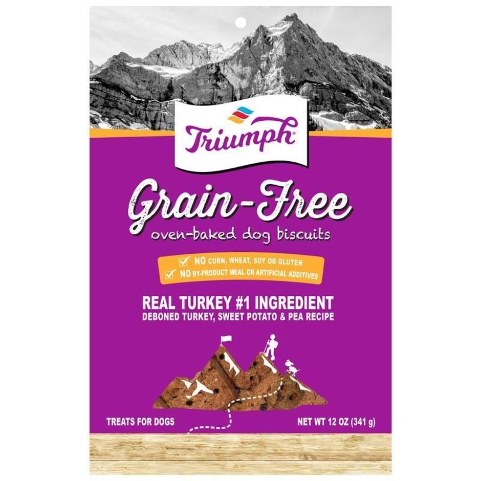 Triomphe, Triumph Grain Free Oven Baked Dog Biscuits (biscuits pour chiens sans céréales cuits au four)