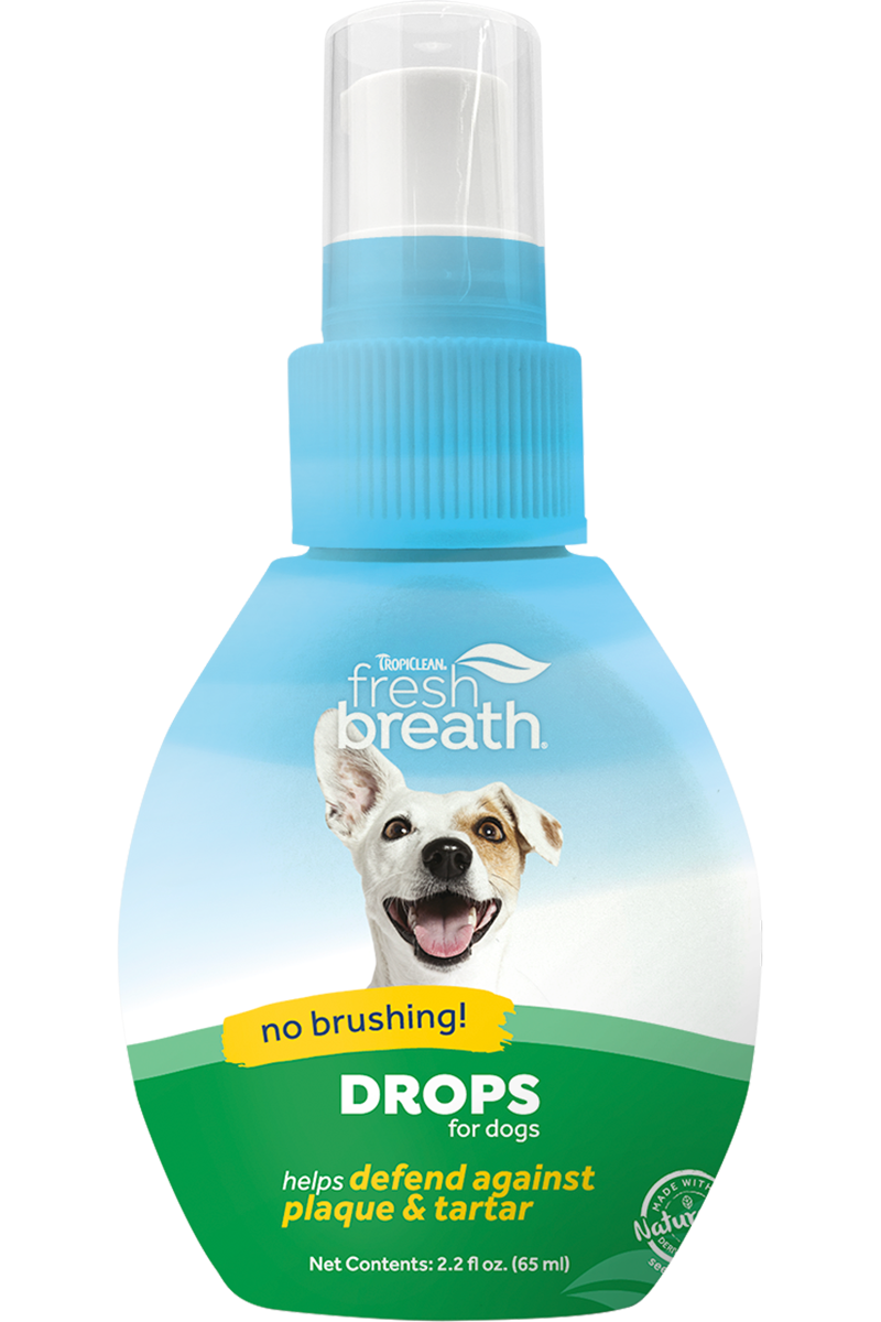 Tropiclean, TropiClean Fresh Breath Gouttes de soins bucco-dentaires pour chiens