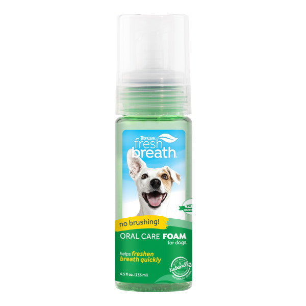 Tropiclean, TropiClean Fresh Breath Mint Foam pour animaux de compagnie