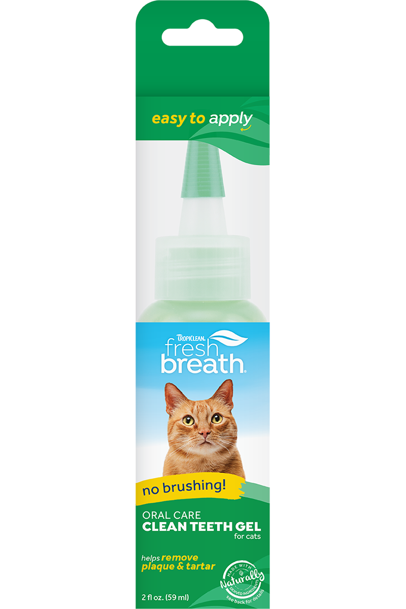 Tropiclean, TropiClean Fresh Breath No Brushing Clean Teeth Gel Dental & Oral Care pour chats