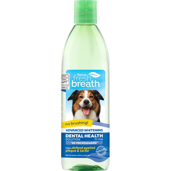 Tropiclean, TropiClean Fresh Breath Solution de santé dentaire blanchissante pour chiens