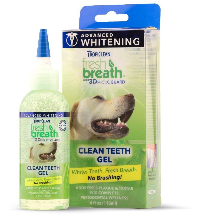 Tropiclean, Tropiclean Fresh Breath Gel de blanchiment avancé pour chiens