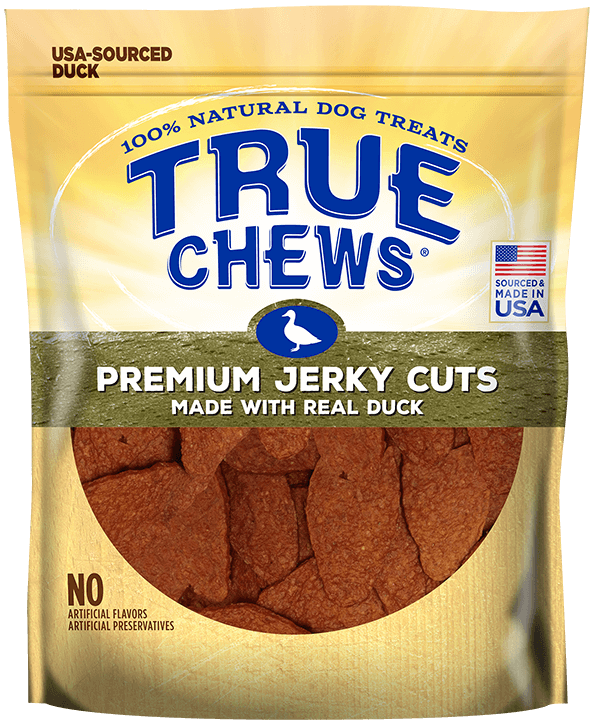 Vrai Chews, True Chews Premium Jerky Cuts Duck Tenders Friandises pour chiens