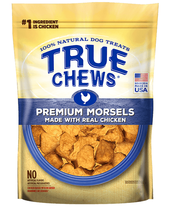 Véritablement à croquer, True Chews Premium Morsels Friandises pour chien au poulet