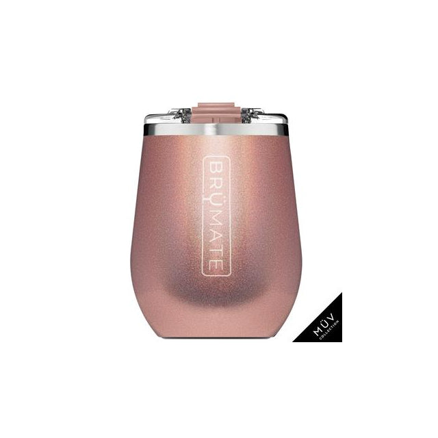 BruMate, Uncork'd 14oz | Glitter Rose Gold (Muv)