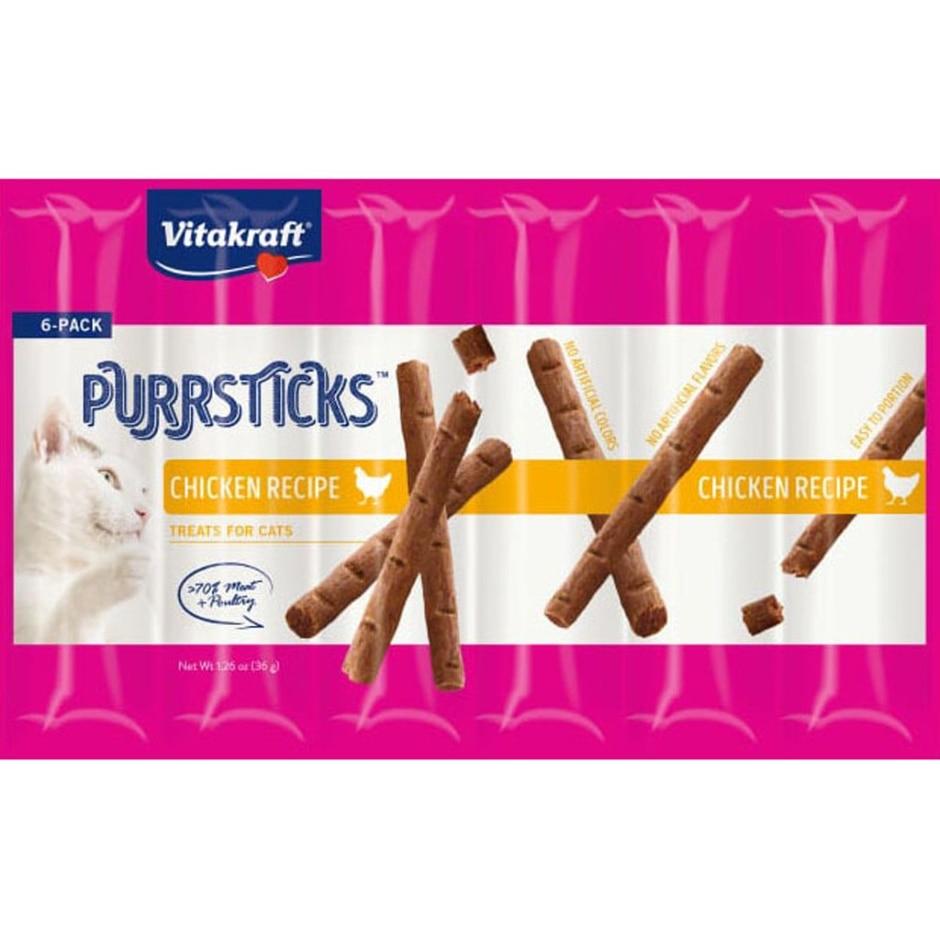 Vitakraft, VITAKRAFT PURRSTICKS FRIANDISE POUR CHAT AU POULET