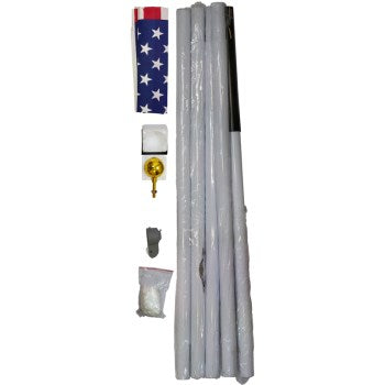 Drapeau de la vallée de Forge, Valley Forge Flag Co SFP18F-S Sfp18fs 18 mât de drapeau avec drapeau