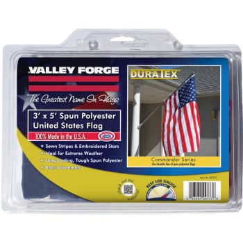 Drapeau de la vallée de Forge, Valley Forge Flag Co USDT3 3x5 Polyester Us Flag