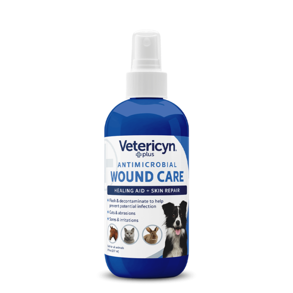 Vetericyn, Vetericyn Plus® Antimicrobien pour tous les animaux, soins des plaies et de la peau 3 oz