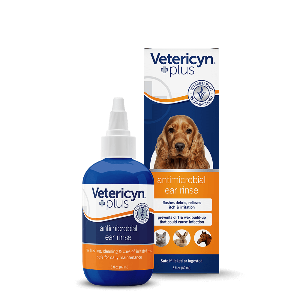 Vetericyn, Vetericyn Plus® Rinçage d'oreille antimicrobien