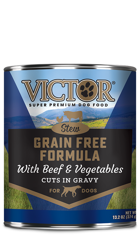 Victor, Victor Formule sans grains avec morceaux de boeuf et légumes en sauce