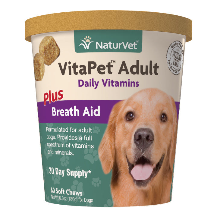 naturvet, VitaPet™ Adult Daily Vitamins Soft Chews (en anglais)