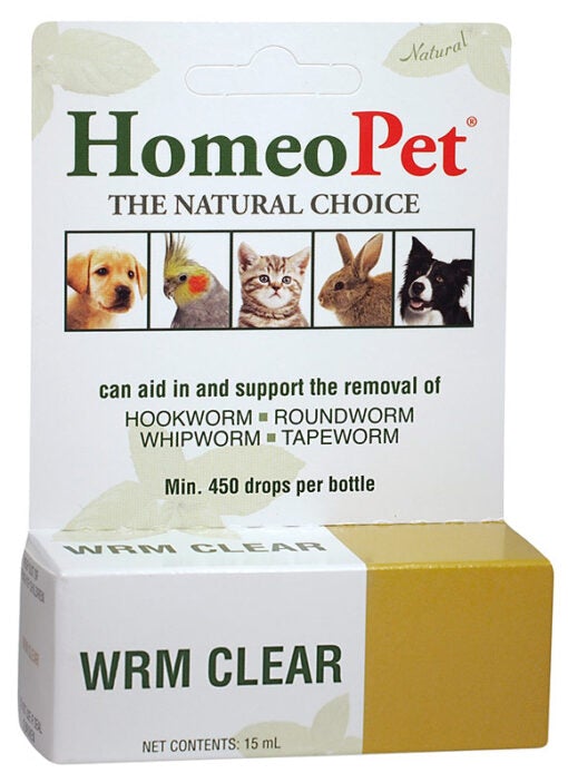 homeopet, WRM CLEAR