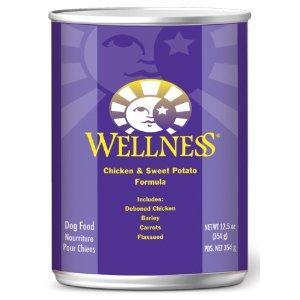 Bien-être, Wellness Complete Health Natural Chicken and Sweet Potato Recipe Wet Canned Dog Food (nourriture humide en conserve pour chiens)