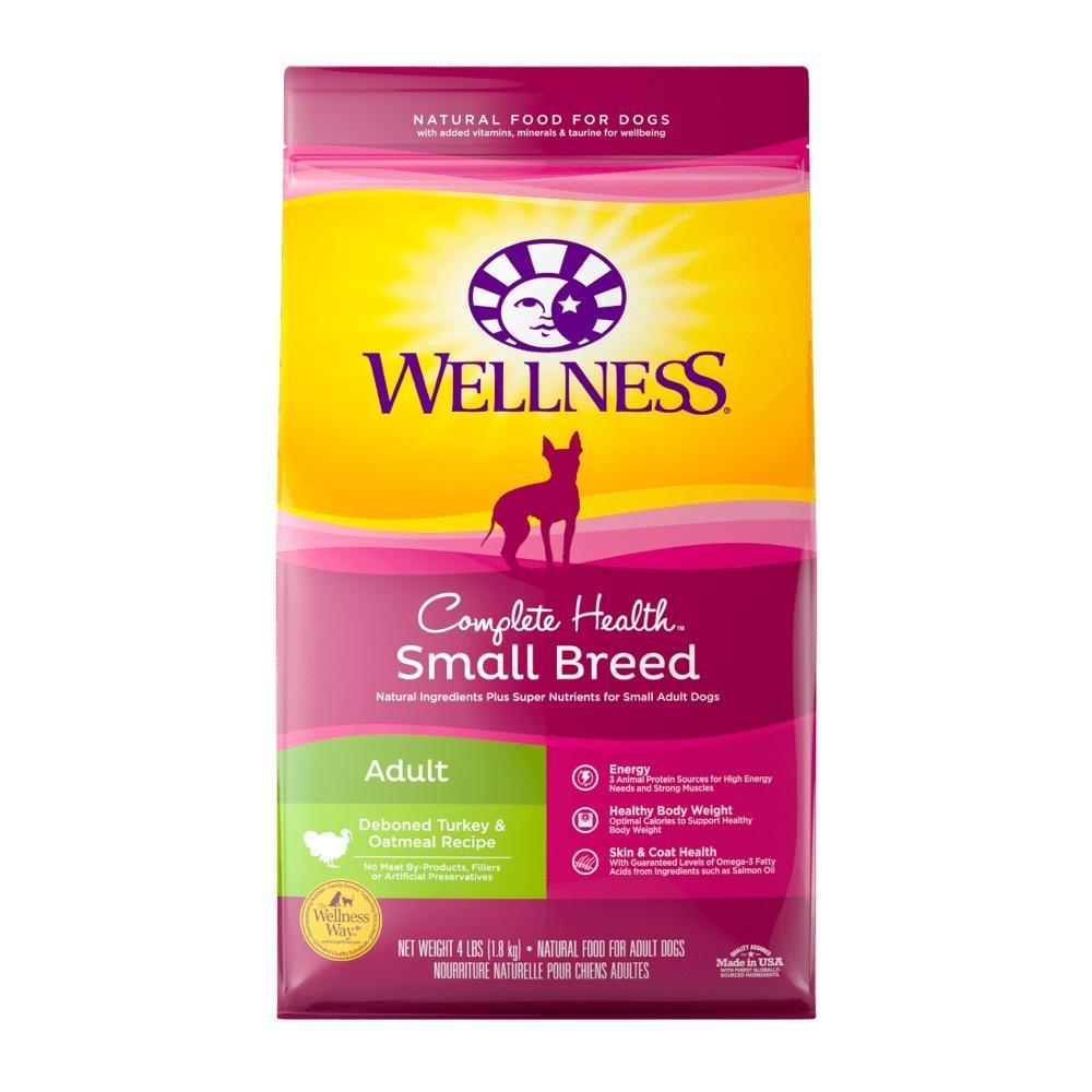 Bien-être, Wellness Complete Health Natural Small Breed Adult Turkey and Oatmeal Recipe (Recette de dinde et de flocons d'avoine) nourriture sèche pour chiens de petite race