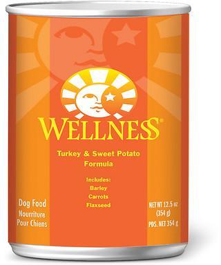 Bien-être, Wellness Complete Health Natural Turkey and Sweet Potato Recipe Nourriture humide en boîte pour chiens