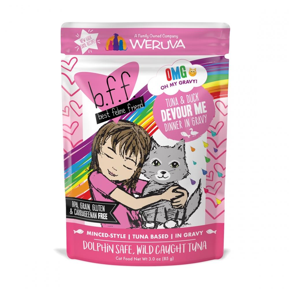 Weruva, Weruva BFF Tuna & Duck Devour Me Pouches nourriture humide pour chats