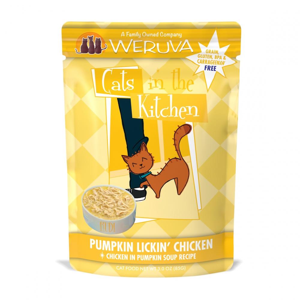 Weruva, Weruva Cats In the Kitchen Pumpkin Lickin Chicken Pouches nourriture humide pour chats