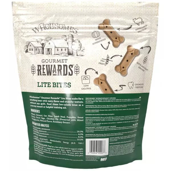 Les grains de beauté, Wholesomes Gourmet Rewards Lite Bites pour chiens