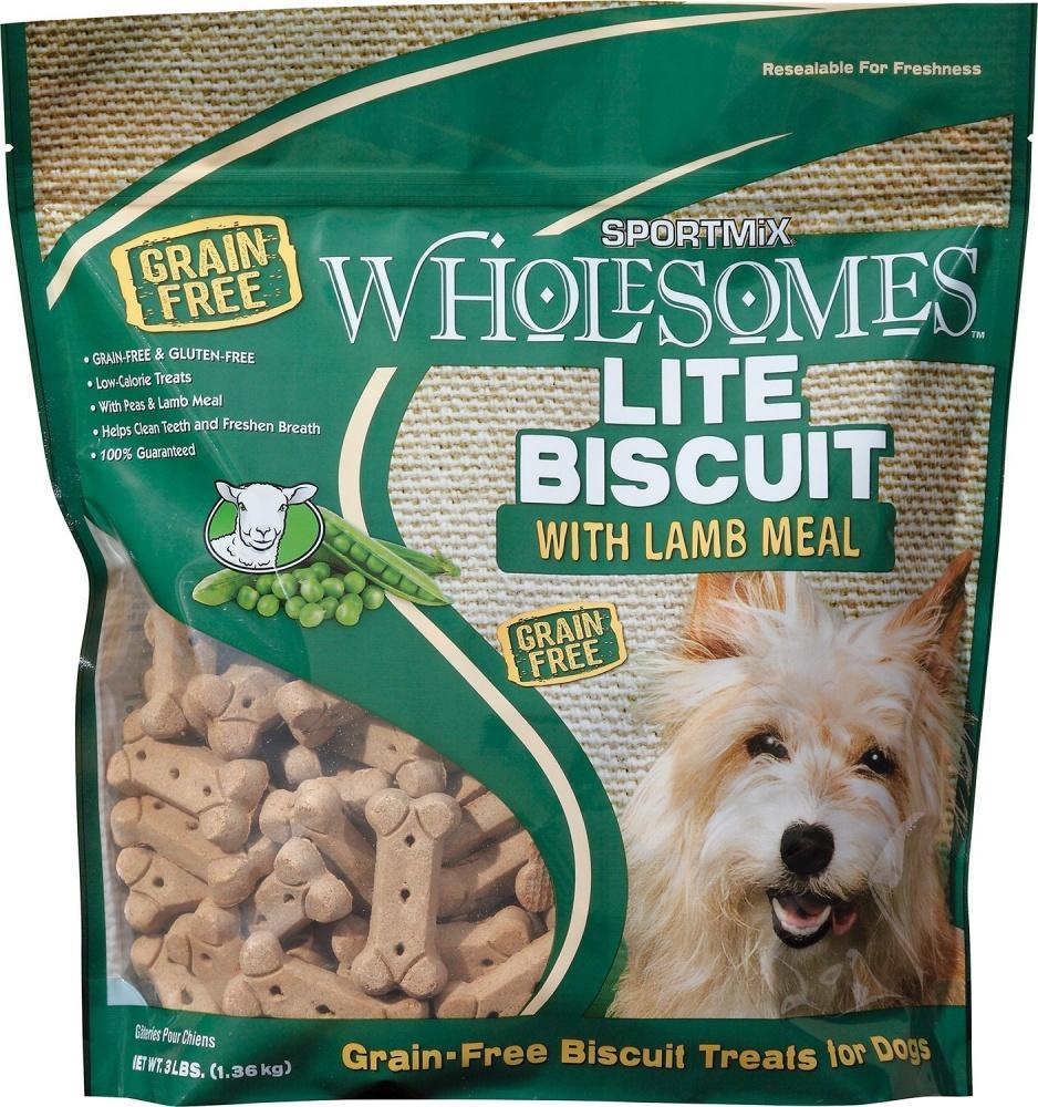 SPORTMiX, Wholesomes Lite Biscuits avec de la farine d'agneau, friandises pour chiens sans céréales