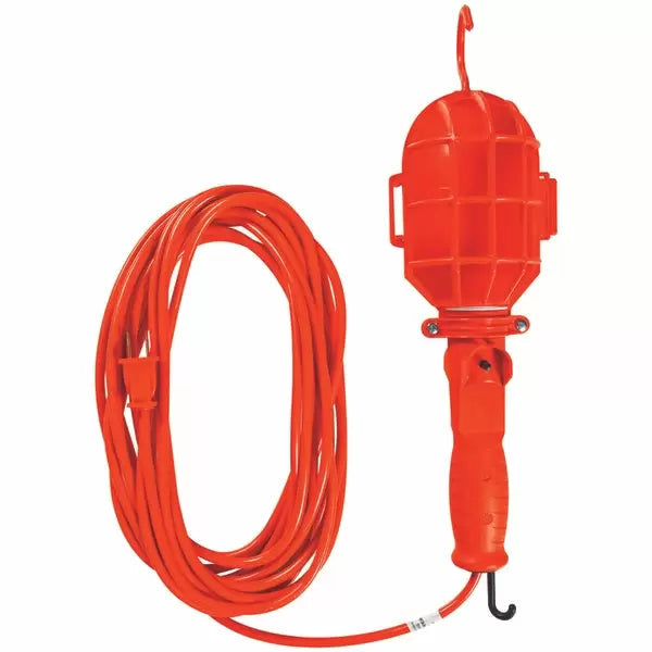 Bois, Woods Plastic Cage Trouble Light With 15 Ft. 18/2 SJTW Cord