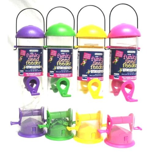 Partenaires de World Source, World Source Partners Premium Flip-Top Funky Feeder Asst Colors (en anglais)