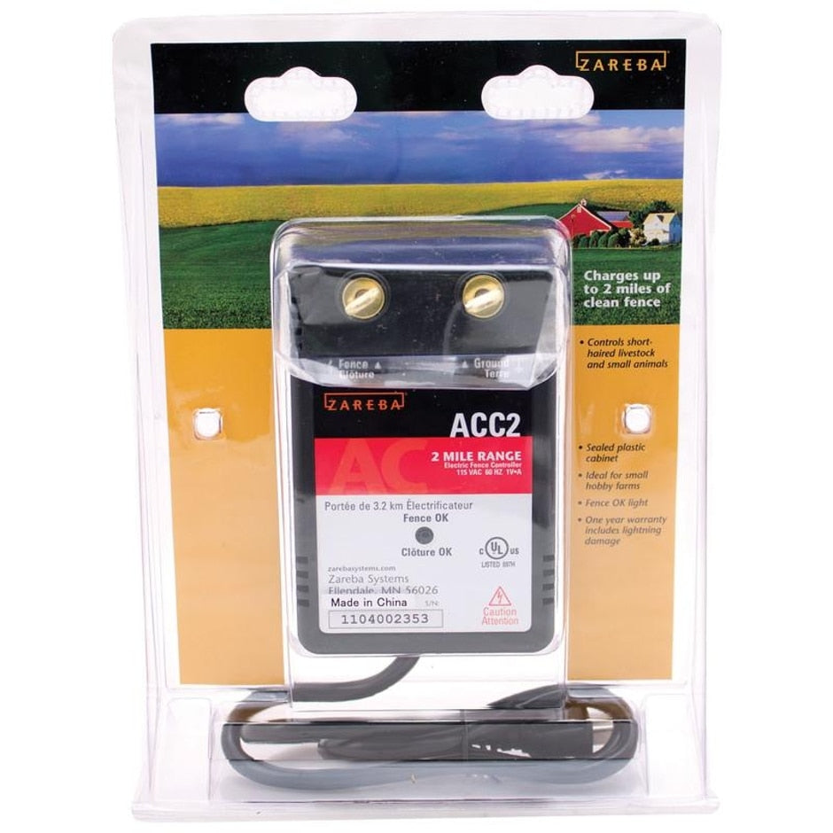 Zareba, ZAREBA AC LOW IMPEDANCE ELECTRIC FENCE CHARGER