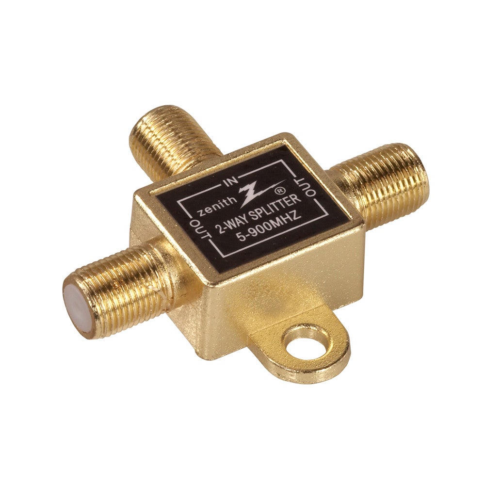 Amertac, Zenith 2-Way Coax Splitter | VS1001SP2W