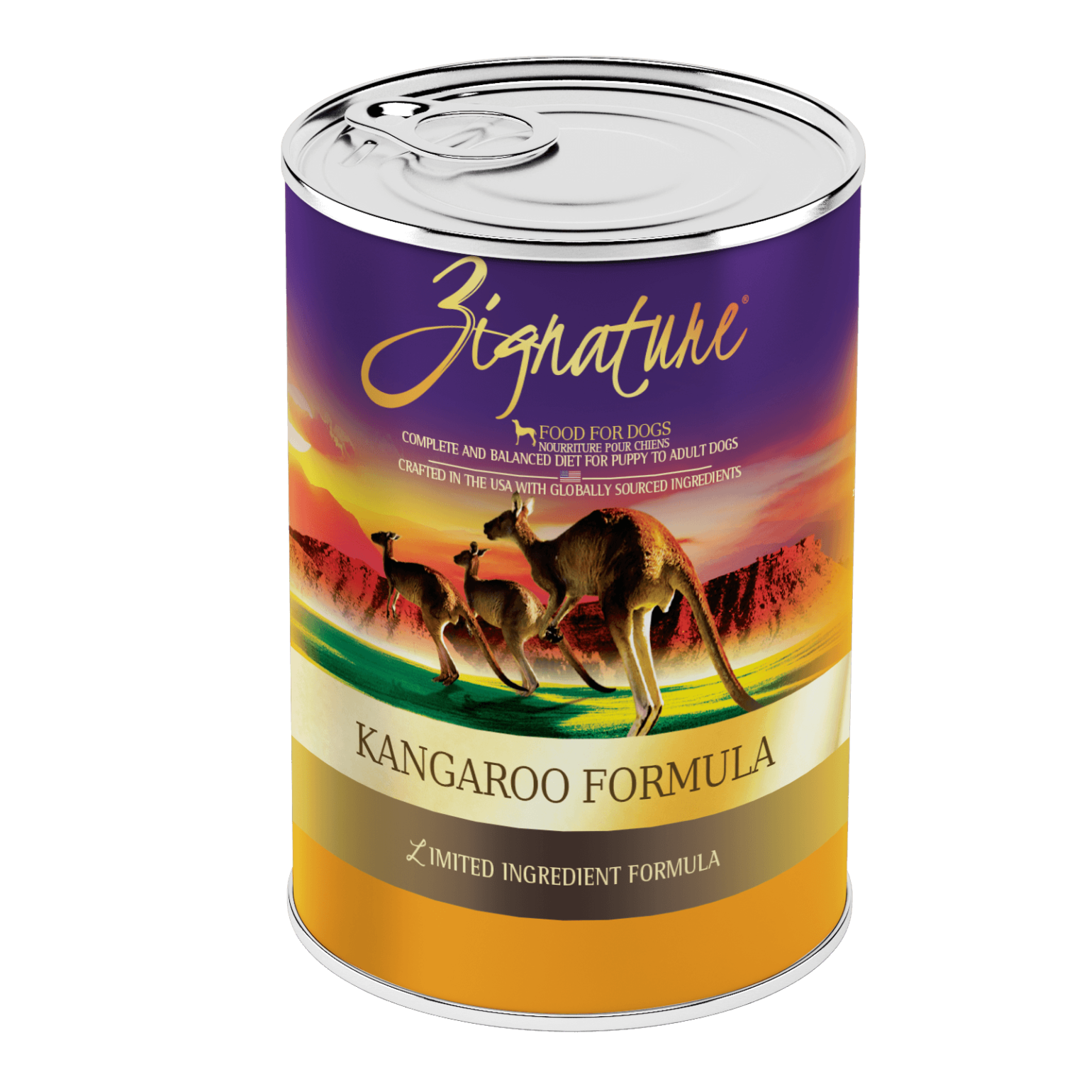 Zignature, Zignature Limited Ingredient Diet Kangaroo Formula nourriture humide pour chien